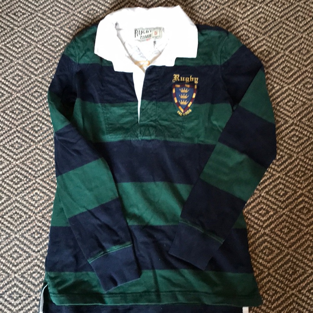 Women’s Small Navy and Green Ralph Lauren Rugby